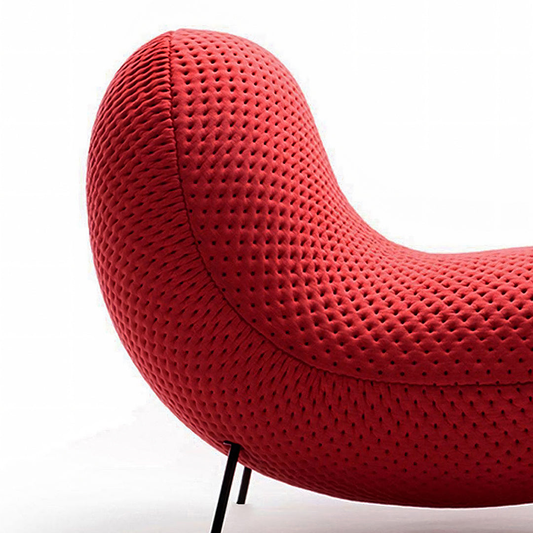 Cruz Baba Easy Chair, Lounge Chair, Red-Weilai Concept-Weilai Concept