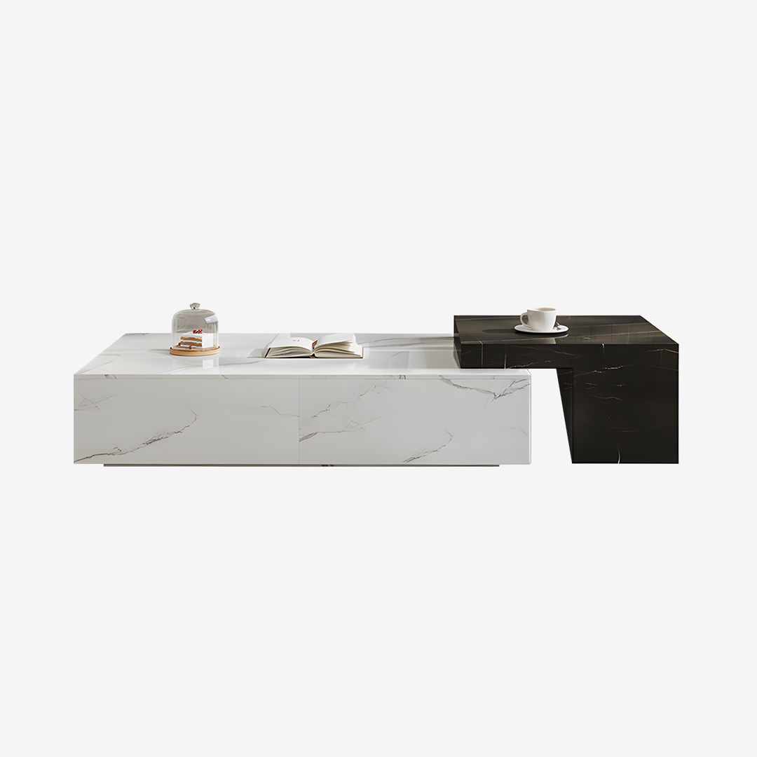 Erato Rectangle Nesting Coffee Table Set, Extendable-Weilai Concept-Weilai Concept