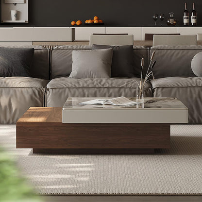 Grimaldi Extendable Coffee Table, Square Coffee Table