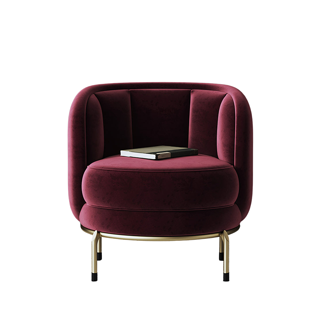 Carver Accent Lounge Chair, Purple