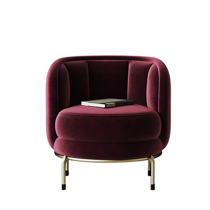 Carver Accent Lounge Chair, Purple