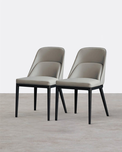 A Set of 2 Thelma Dining Chairs, Italian Design