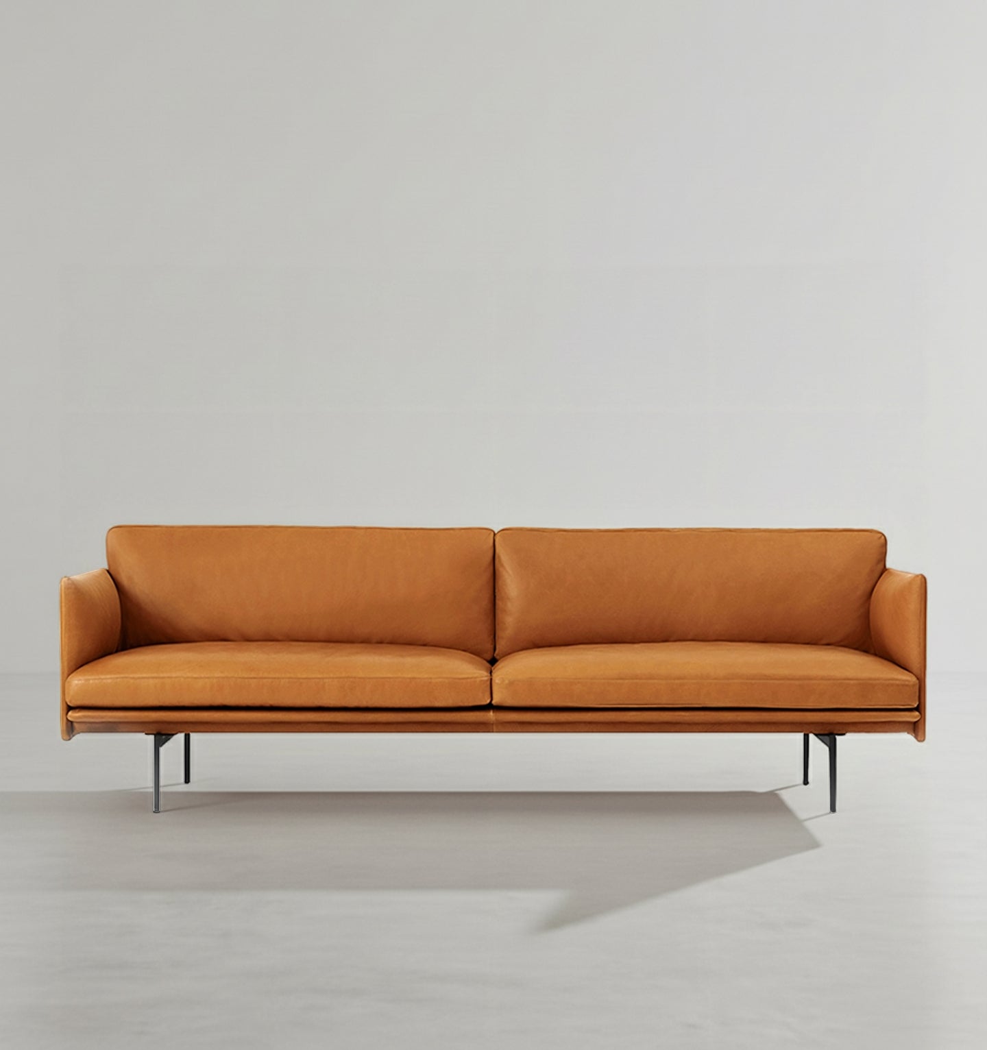 H81 Hamilton Two Seater / Three Seater Sofa, Italian Genuine Leather