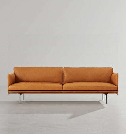 H81 Hamilton Two Seater / Three Seater Sofa, Italian Genuine Leather