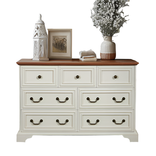 Engineering Wood Bedroom With 7 Drawers And Dressing Table