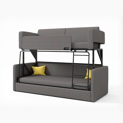SB142 Two Seater Sofa Bed, Kid Bunk Bed-Weilai Concept-Greyish Brown-Weilai Concept