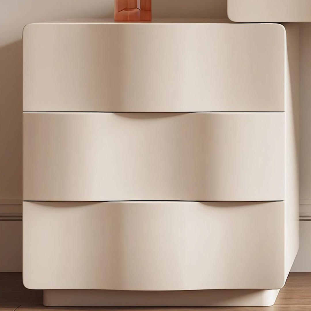 Radcliffe Dressing Table With Large LED Mirror, Cream