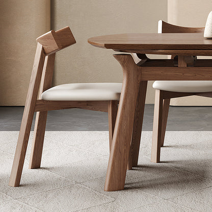 Aitken Round Folding Dining Table, Solid Wood
