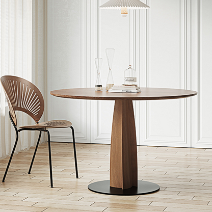Seraphina Round Dining Table, Solid Wood-Weilai Concept-Weilai Concept