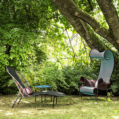 Kaczynski Metal Garden Chair, Outdoor Lounge Chair