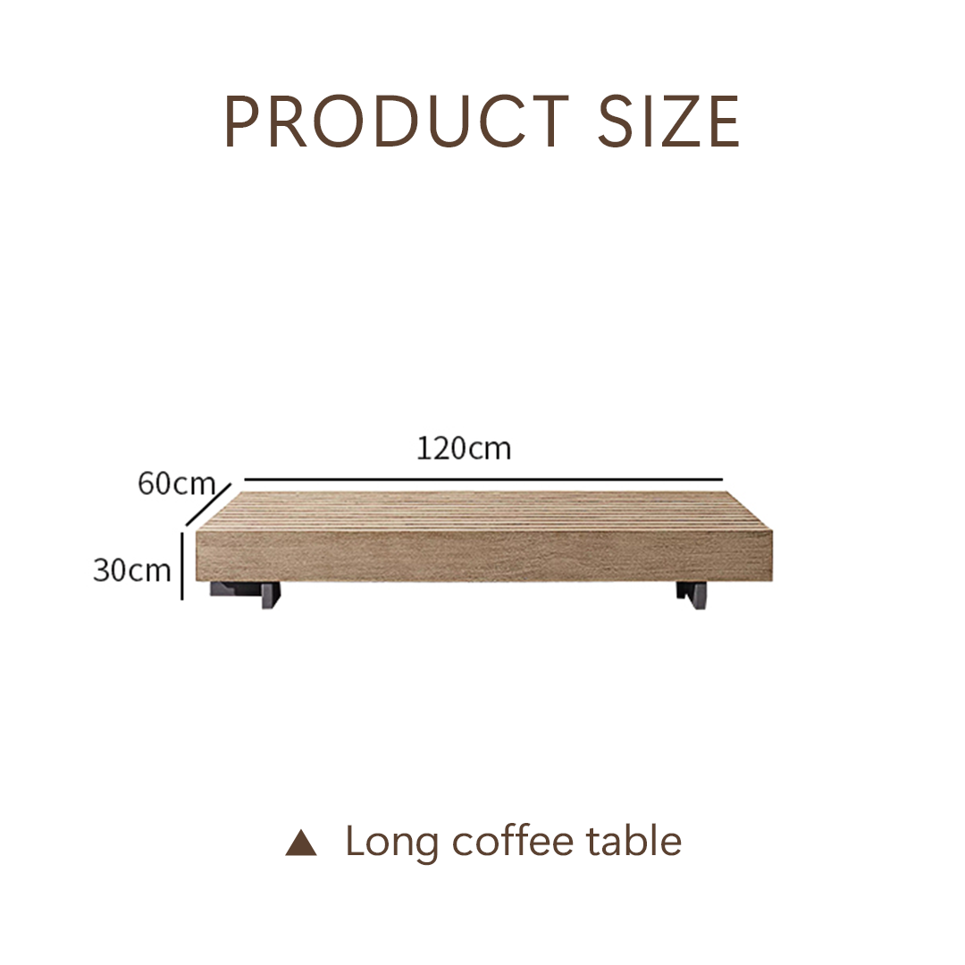 Delisia Tranquil Outdoor Garden Sofa Set-Sofas-Weilai Concept-Coffee Table 120x60cm-Weilai Concept