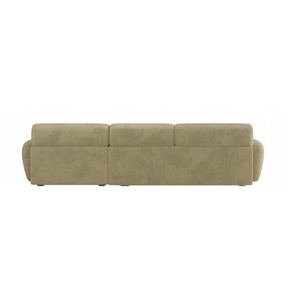 Khatri Three Seater Corner Sofa, Chenille