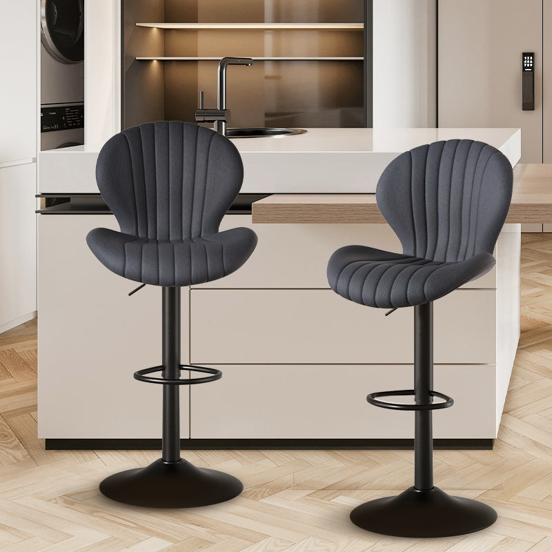 modern style bar chair Dark grey
