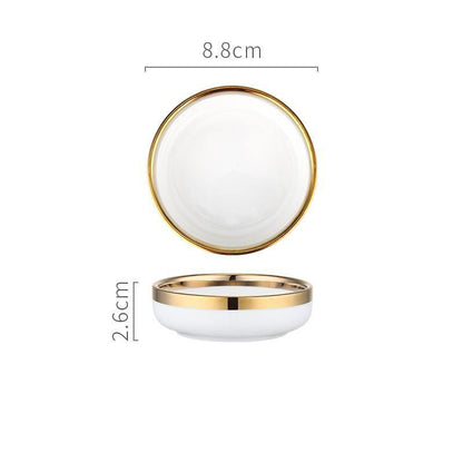 8 Pieces Dinner Set, Pink Or White-Weilai Concept-Weilai Concept