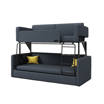 sb142 two seater sofa bed, kid bunk bed in modern living room