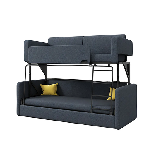 sb142 two seater sofa bed, kid bunk bed in modern living room