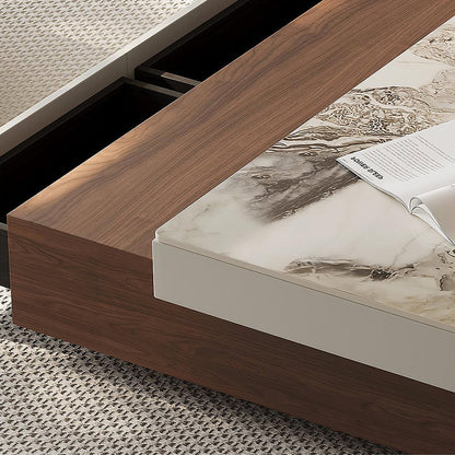Grimaldi Extendable Coffee Table, Square Coffee Table