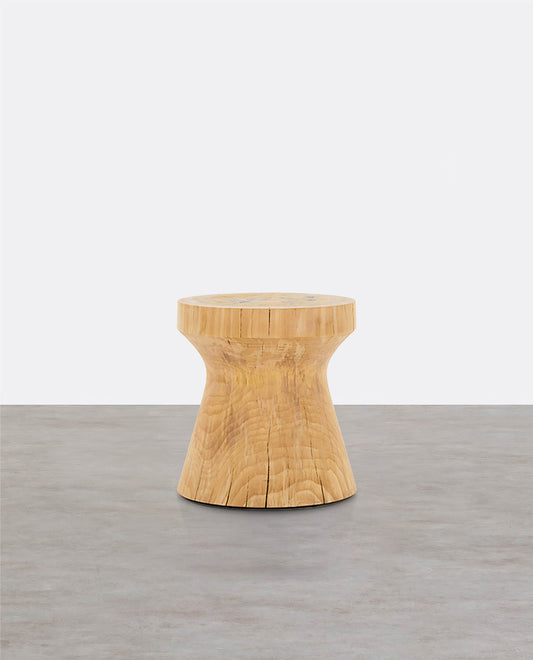 R35 Side Table, Solid Wood, Oak