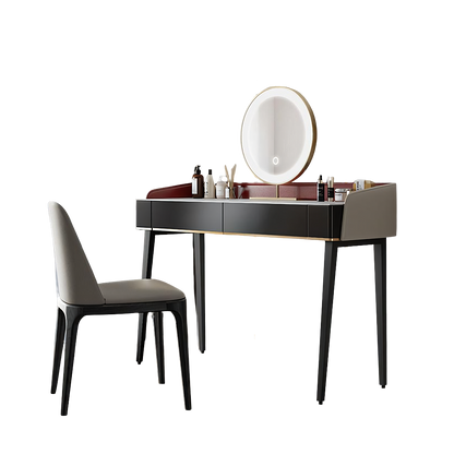 ivoree dressing table with drawers, wood in dining room