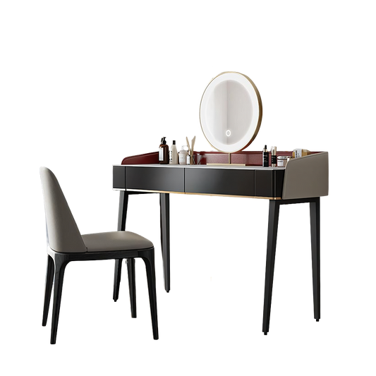 ivoree dressing table with drawers, wood in dining room