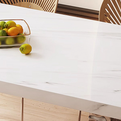Madison Creamy Dining Table, Sintered Stone & Acrylic-Weilai Concept-Weilai Concept