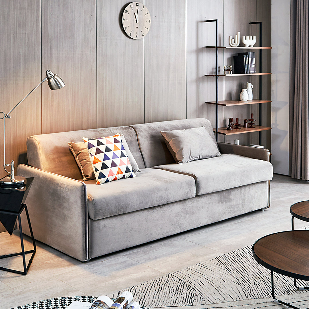 Ramos Two Seater Sofa Bed, Bunk Bed, Flannelette-Weilai Concept-Weilai Concept