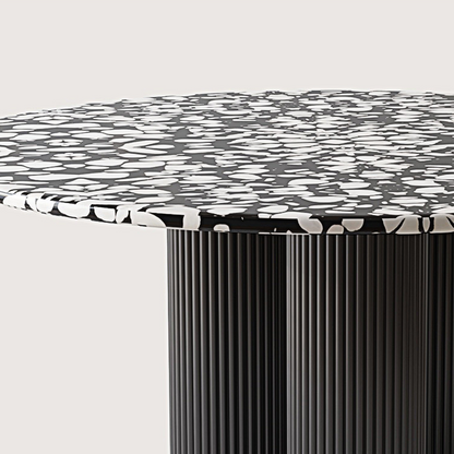 Martinez Small Round Dining Table, Marble-Weilai Concept-Weilai Concept