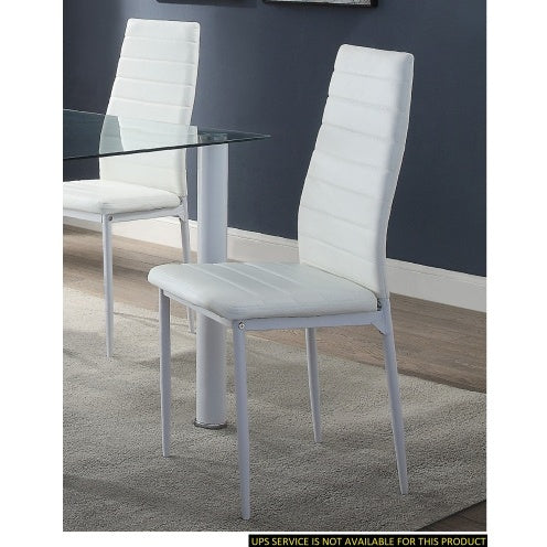 modern style leather chairs White