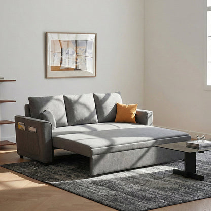 Gertrude Sofa Bed Single Seater, Two Seater, Linen