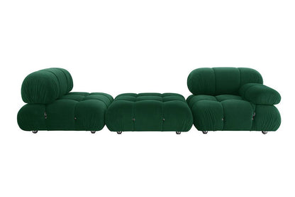 B&B Italia Camaleonda Style Sofa, Three Seater Sofa, Modular Sofa, Velvet-Sofas-Weilai Concept-Weilai Concept