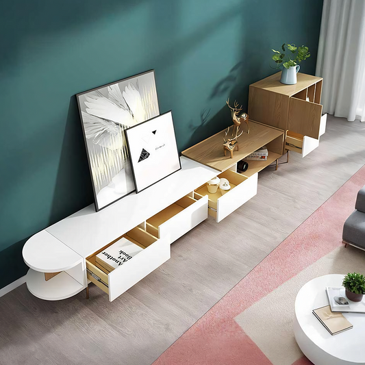 Harper TV Stand, Oak-Weilai Concept-Weilai Concept