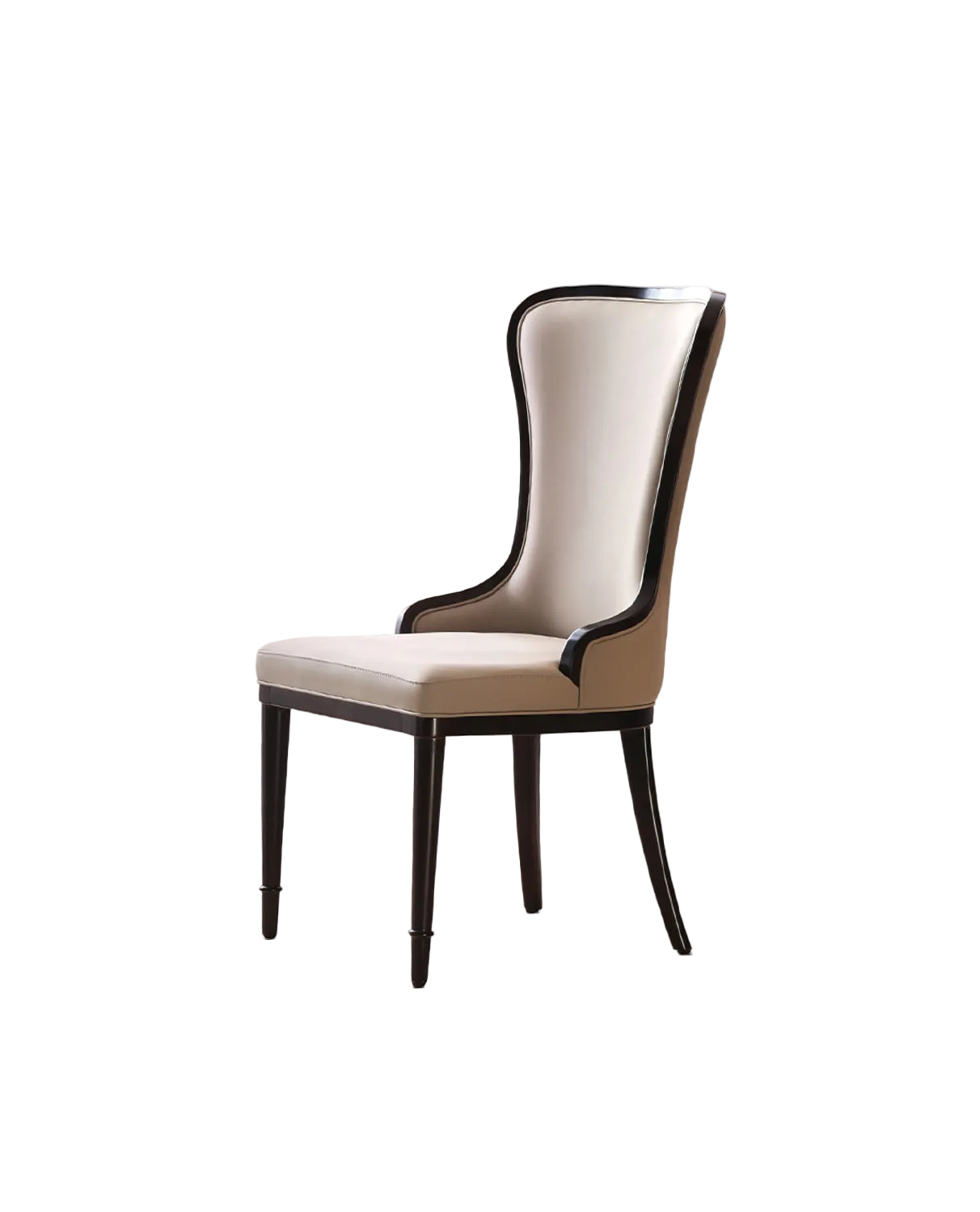 inoue high back dining chair, leather in dining room