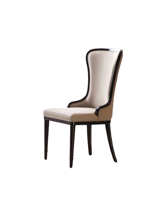 Inoue High Back Dining Chair, Leather