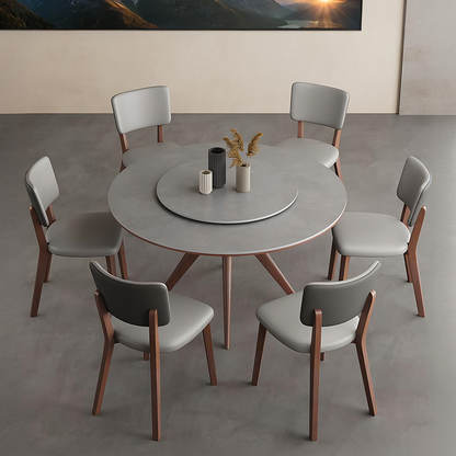 Leah Round Dining Table Set-Weilai Concept-Weilai Concept