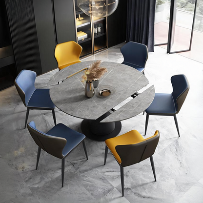 Lessie Extendable Dining Table, Sintered Stone-Weilai Concept-Weilai Concept