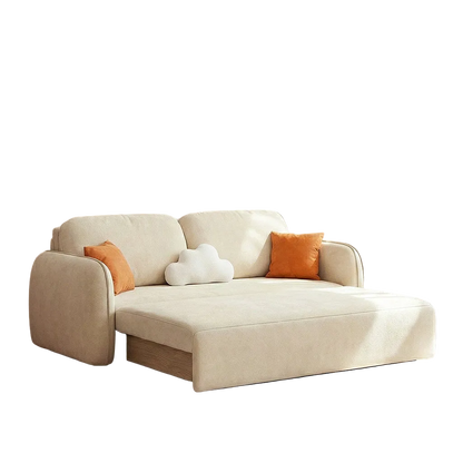 lunana two seater sofa bed with drawer in modern living room