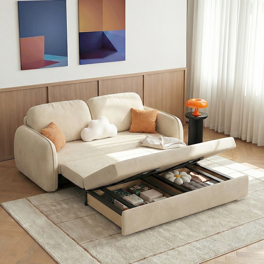 Lunana Two Seater Sofa Bed With Drawer
