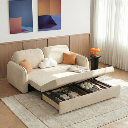 Lunana Two Seater Sofa Bed With Drawer
