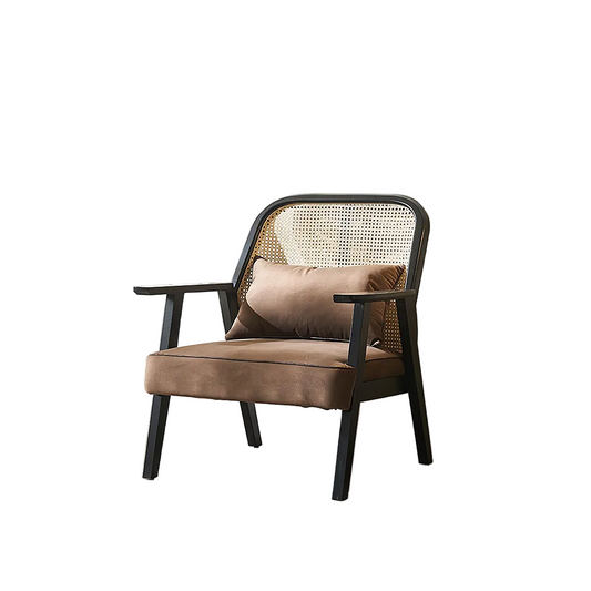 morris casual rattan armchair in dining room