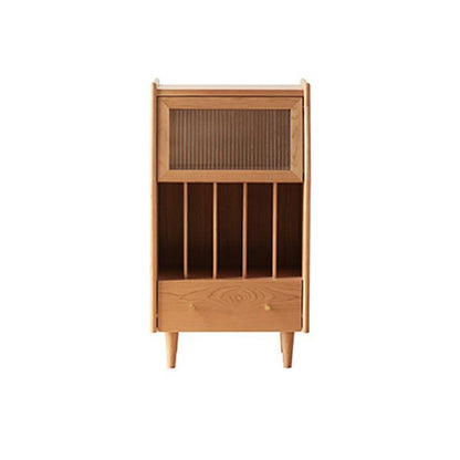 Dorilla Bedside Table, Oak, Side Table-Weilai Concept-Cherrywood-Weilai Concept