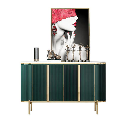 Elec Sideboard, Green & Gold-Weilai Concept-Weilai Concept