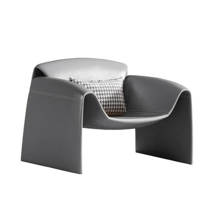 U Shape Armchair, Leather-Weilai Concept-Weilai Concept