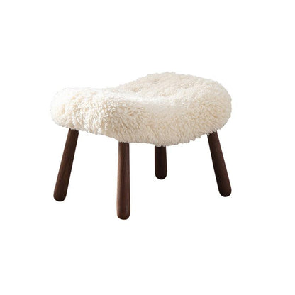 Philip Arc Sheepskin Armchair And Ottoman-Weilai Concept-Weilai Concept