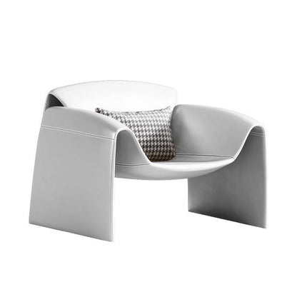 U Shape Armchair, Leather-Weilai Concept-Weilai Concept