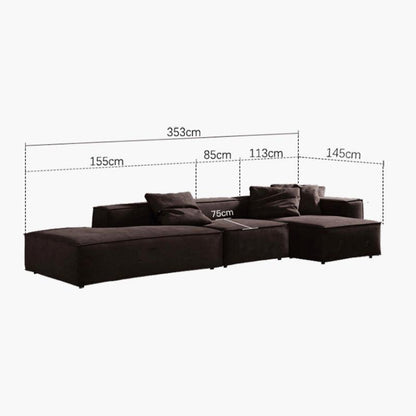 Hee Nordic Sofa, Two Seater, Three Seater Sofa, Corner Sofa, Suede-Weilai Concept-Weilai Concept