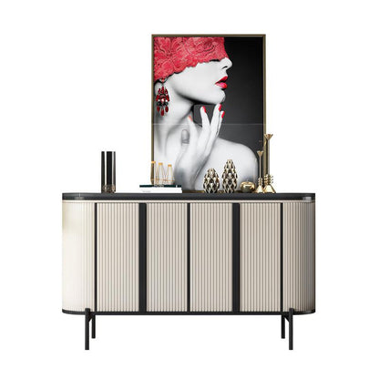 Elec Sideboard, Green & Gold-Weilai Concept-Beige ( With Black Table Top )-150cm-Weilai Concept