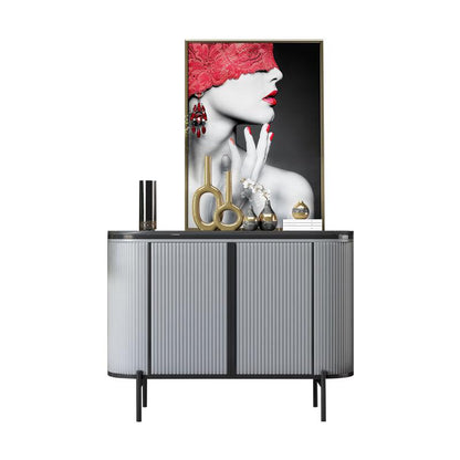 Elec Sideboard, Green & Gold-Weilai Concept-Light Grey ( With Black Table Top )-120cm-Weilai Concept