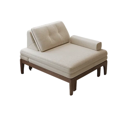 ilyas single sofa chair, sofa chair, corduroy in modern living room