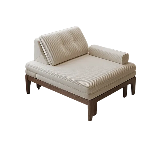 ilyas single sofa chair, sofa chair, corduroy in modern living room
