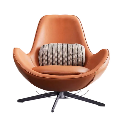 Snail Armchair, With Small Bubbles On The Leather, For Display-Weilai-Weilai Concept